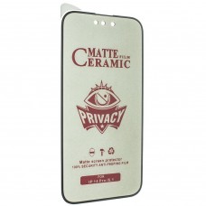 CERAMICS FILM PRIVACY МАТОВЕ APPLE iPhone 14 PRO | 15 | 16 ЧОРНИЙ CERAMICS FILM PRIVACY МАТОВЕ APPLE iPhone 14 PRO | 15 | 16 ЧОРНИЙ