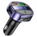 FM трансмитер HOCO E70 Bluetooth с быстрой зарядкой TYPE-C PD 30W + USB QC3.0 18W + USB FLASH с громкой связью, magic night