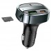 FM трансмитер HOCO E70 Bluetooth с быстрой зарядкой TYPE-C PD 30W + USB QC3.0 18W + USB FLASH с громкой связью, magic night