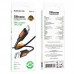 USB кабель BOROFONE BX114 USB - Type-C, Silicone, 3A, 1 м, чорний