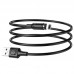 USB кабель BOROFONE BX41 магнітний 2.4A 1M USB - LIGHTNING, ЧОРНИЙ