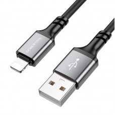 USB кабель BOROFONE BX83 USB - Lightning 2.4A 1 метр, чорний