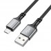 USB кабель BOROFONE BX83 USB - micro USB 2.4A 1 метр, чорний
