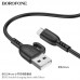 USB кабель BOROFONE BX91 Symbol charging data USB - micro USB, чорний
