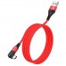 USB кабель HOCO U100 USB - micro USB 1,20м, чорний