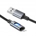 USB кабель HOCO U144 USB to Lightning, 27 Вт PD, длина 1,2 м, чёрный