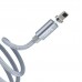 USB кабель HOCO U40A магнiтний USB - Lightning 1M, сірий