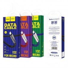 USB кабель HOCO U58 USB - micro USB 1.20M, чорний