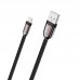 USB кабель HOCO U74 USB to Lightning 1.2 м, чорний