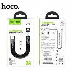 USB кабель HOCO U75 магнiтний USB - Lightning 1.20M ЧОРНИЙ