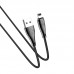 USB кабель HOCO U75 магнiтний USB - Lightning 1.20M ЧОРНИЙ