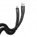 USB кабель HOCO U78 USB - micro USB 3A 1.20M, чорний