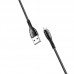 USB кабель HOCO U89 USB - micro USB 3A 1.20M, чорний
