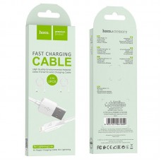 USB кабель HOCO X1 USB - Lightning, 1 метр, 2 КАБЕЛІ, білий