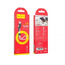 USB кабель HOCO X21 PLUS SILICONE USB - micro USB 0,25м БIЛИЙ