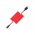 USB кабель HOCO X21 SILICONE USB - Lightning 1м, червоний