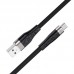 USB кабель HOCO X53 Angel silicone USB - Type-C 1M ЧОРНИЙ