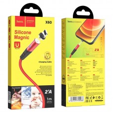 USB кабель HOCO X60 USB - Lightning 2.4A 1 метр, червоний