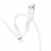 USB кабель HOCO X97 USB - Lightning, SILICONE, 1метр, білий