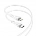 USB-C кабель BOROFONE BX51 Triumph charging data Type-C - Lightning, білий