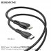 USB-C кабель BOROFONE BX51 Triumph charging data Type-C - Lightning, ЧОРНИЙ