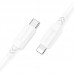 USB-C кабель BOROFONE BX81 Goodway PD charging data Type-C - Lightning 6ММ, білий