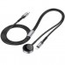 USB-C кабель HOCO CW54 2в1 Apple Watch cable + ligtning cable, 1.20 метри, чорний USB-C кабель HOCO CW54 2в1 Apple Watch cable + ligtning cable, 1.20 метри, чорний