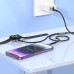 USB-C кабель HOCO CW54 2в1 Apple Watch cable + ligtning cable, 1.20 метри, чорний USB-C кабель HOCO CW54 2в1 Apple Watch cable + ligtning cable, 1.20 метри, чорний