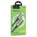 USB-C кабель HOCO U144 Type-C - Lightning, 27 Вт, 1,2 м, чёрный USB-C кабель HOCO U144 Type-C - Lightning, 27 Вт, 1,2 м, чёрный