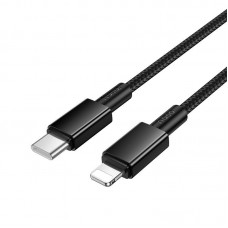 USB-C кабель HOCO X119 Type-C - Lightning, 1 метр, чорний USB-C кабель HOCO X119 Type-C - Lightning, 1 метр, чорний