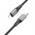 USB-C кабель HOCO X86 Type-C - Lightning, 1 метр, черный