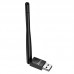 Wi-Fi адаптер HOCO HI37 USB 2.0 Wi-Fi 4 150 Мбит/с 2,4 ГГц с внешней антенной