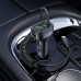 Автомобильное зарядное устройство HOCO NZ11A TYPE-C PD 30W/2USB + встроенный кабель Lightning, черный