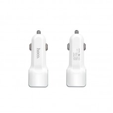 Автомобильное зарядное устройство HOCO Z23 2USB 2.4A, белый Автомобильное зарядное устройство HOCO Z23 2USB 2.4A, белый