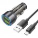 Автомобильное зарядное устройство HOCO NZ12 Prosperity 36 Вт 2 USB-A QC 3.0 с кабелем USB-A - Micro-USB 1 м, черный Автомобильное зарядное устройство HOCO NZ12 Prosperity 36 Вт 2 USB-A QC 3.0 с кабелем USB-A - Micro-USB 1 м, черный