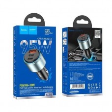 Автомобильное зарядное устройство HOCO NZ9 Galloper 95 Вт 2 USB-C PD + USB-A QC 3.0