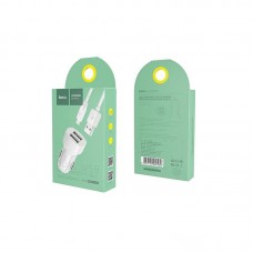 Автомобильное зарядное устройство HOCO Z2A 2 USB-A 2,4 А с кабелем USB-A - Micro-USB 1 м Автомобильное зарядное устройство HOCO Z2A 2 USB-A 2,4 А с кабелем USB-A - Micro-USB 1 м