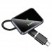 Автомобильный адаптер беспроводного Apple CarPlay HOCO HU1 Way для iPhone, USB-A/USB Type-C, черный