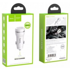 Автомобильное зарядное устройство HOCO Z27A Staunch QC 3.0 18 Вт, USB-A, белое Автомобильное зарядное устройство HOCO Z27A Staunch QC 3.0 18 Вт, USB-A, белое