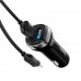 Автомобильное зарядное устройство HOCO Z40 Superior, 2×USB-A, 5 В/2,4 А, кабель USB-A - Lightning 1 м, чёрное Автомобильное зарядное устройство HOCO Z40 Superior, 2×USB-A, 5 В/2,4 А, кабель USB-A - Lightning 1 м, чёрное