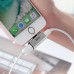 Аудиоадаптер HOCO LS24 Lightning 2в1 серебристый