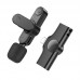 Бездротовий петличний мікрофон Borofone BFK12 LIGHTNING для iPhone, чорний
