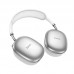 Беспроводные полноразмерные наушники HOCO W55 Plus Happiness Bluetooth 5.4 с ANC, микрофоном, AUX и microSD, серебристые Беспроводные полноразмерные наушники HOCO W55 Plus Happiness Bluetooth 5.4 с ANC, микрофоном, AUX и microSD, серебристые