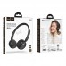 Беспроводные накладные наушники HOCO W62 Verso Bluetooth 5.4 с микрофоном, до 30 часов, чёрные