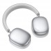 Беспроводные полноразмерные наушники HOCO W63 Triunfo Bluetooth 5.4 с ANC, управлением через приложение и AUX, стального цвета