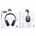 Беспроводные полноразмерные наушники HOCO W65 Plus Happy Bluetooth 5.4 с ANC, микрофоном и AUX, тёмно-серые