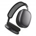 Беспроводные полноразмерные наушники HOCO W65 Plus Happy Bluetooth 5.4 с ANC, микрофоном и AUX, тёмно-серые