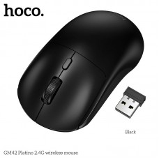 Беспроводная мышь HOCO GM42 Platino 2.4G, чёрный Беспроводная мышь HOCO GM42 Platino 2.4G, чёрный