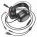 Проводная игровая компьютерная гарнитура HOCO W109 Rich с микрофоном и RGB-подсветкой, чёрная Проводная игровая компьютерная гарнитура HOCO W109 Rich с микрофоном и RGB-подсветкой, чёрная