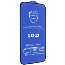 Захисне скло 10D для APPLE iPhone 14 PRO | 15 | 16 ЧОРНИЙ Захисне скло 10D для APPLE iPhone 14 PRO | 15 | 16 ЧОРНИЙ